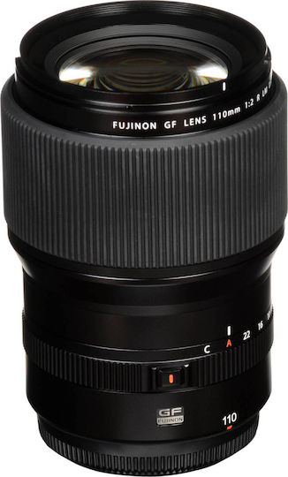 Medium Format Φωτογραφικός Φακός GF 110mm f/2 R LM WR Telephoto για  G Mount Μαύρος