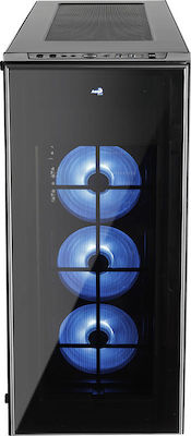 Aerocool Quartz Pro Gaming Voller Turm Computergehäuse mit RGB-Beleuchtung Schwarz