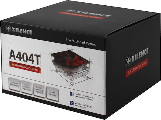 Xilence A404T CPU Cooling Fan for AM4 Socket Red