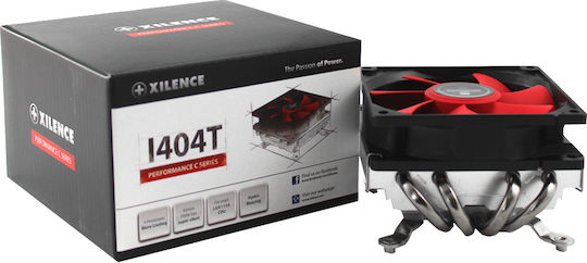 Xilence I404T Ψύκτρα Επεξεργαστή για Socket 1200/115x Κόκκινη