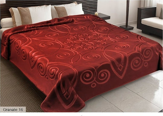 Belpla Ster 516/16 Super Double Blanket 220x240cm Red