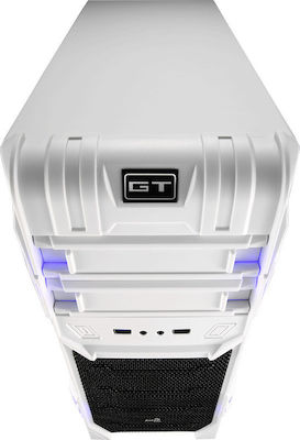 Aerocool GT Turnul Midi Cutie de calculator Alb