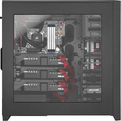Corsair Obsidian 750D Full Tower Κουτί Υπολογιστή με Πλαϊνό Παράθυρο Μαύρο