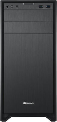 Corsair Obsidian 350D Windowed Midi Tower Компютърна кутия Черен