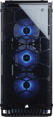 Corsair Crystal 570X RGB Gaming Midi Tower Κουτί Υπολογιστή με Πλαϊνό Παράθυρο Μαύρο
