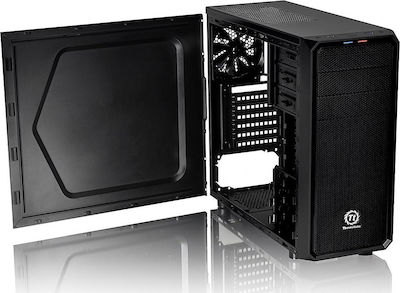Thermaltake H25 Turnul Midi Cutie de calculator Negru