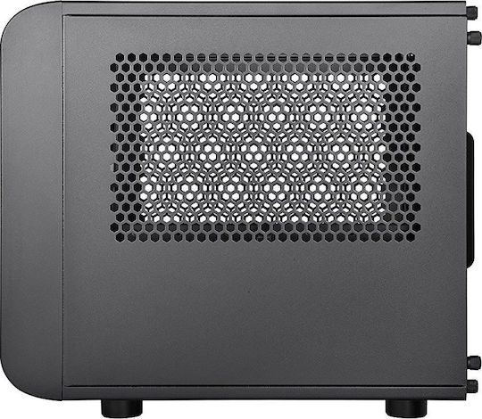 Thermaltake Core V1 Gaming Mini Tower Κουτί Υπολογιστή με Πλαϊνό Παράθυρο Μαύρο