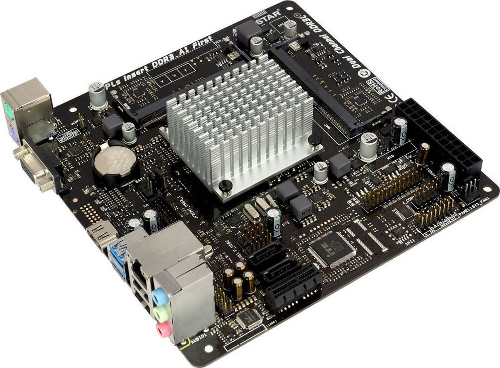 Biostar J3060NH Ver. 6.x SoC Motherboard Mini ITX με Intel BGA1170 ...