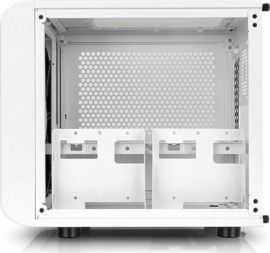 Thermaltake Core V1 Gaming Mini Tower Κουτί Υπολογιστή με Πλαϊνό Παράθυρο Snow Edition
