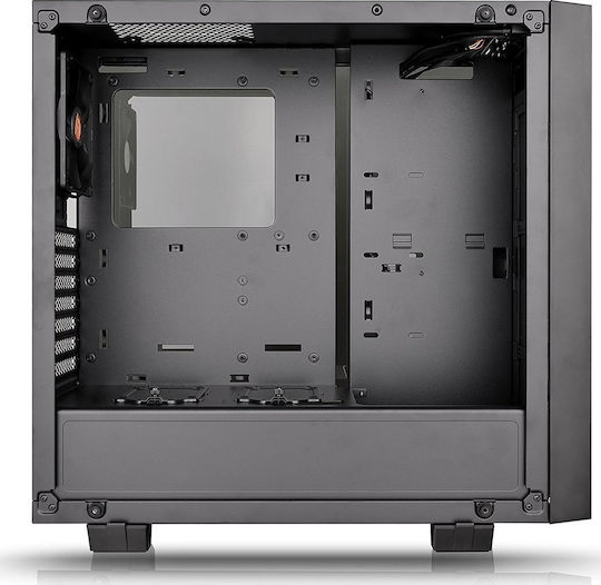 Thermaltake Core G21 Tempered Glass Edition Midi Tower Компютърна кутия със страничен прозорец Черен