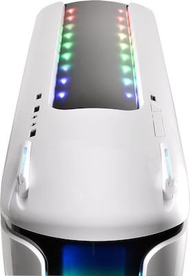 Thermaltake Versa C22 Gaming Midi-Turm Computergehäuse mit RGB-Beleuchtung Weiß