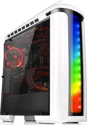 Thermaltake Versa C22 Gaming Midi-Turm Computergehäuse mit RGB-Beleuchtung Weiß