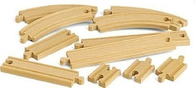 Brio Toys Expansion Pack Beginner Railroad Tracks for 3++ Years