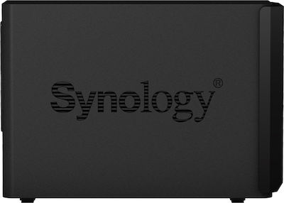 Synology DiskStation DS218+ NAS Turm mit 2 Steckplätzen für HDD/SSD