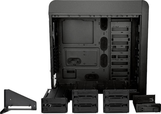 Thermaltake Core V71 Tempered Glass Edition Gaming Full Tower Κουτί Υπολογιστή με Πλαϊνό Παράθυρο και RGB Φωτισμό Μαύρο