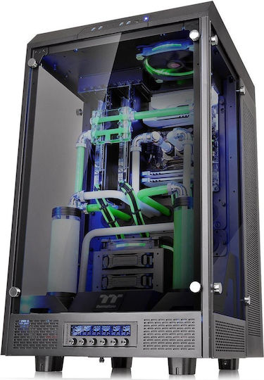Thermaltake The Tower 900 Геймърско Пълна Кула Компютърна Кутия със Страничен Прозорец Черна