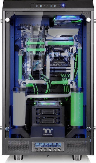 Thermaltake The Tower 900 Геймърско Пълна Кула Компютърна Кутия със Страничен Прозорец Черна
