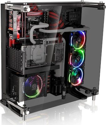 Thermaltake Core P5 Tempered Glass Edition Gaming Midi Tower Κουτί Υπολογιστή με Πλαϊνό Παράθυρο Μαύρο