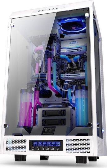 Thermaltake The Tower 900 Gaming Full Tower Κουτί Υπολογιστή με Πλαϊνό Παράθυρο Λευκό