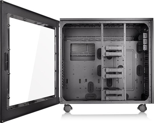 Thermaltake Core W100 Gaming Ultra Tower Κουτί Υπολογιστή με Πλαϊνό Παράθυρο Μαύρο