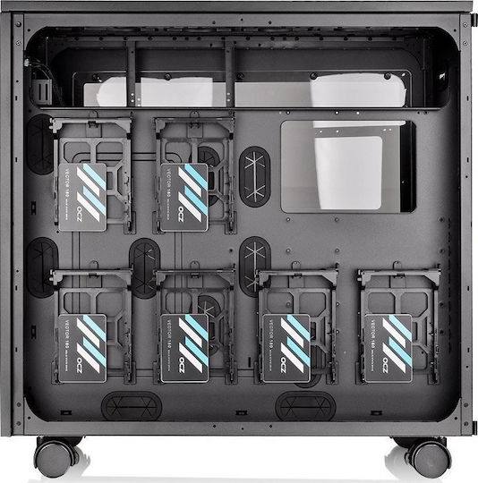 Thermaltake Core W100 Gaming Ultra Tower Κουτί Υπολογιστή με Πλαϊνό Παράθυρο Μαύρο
