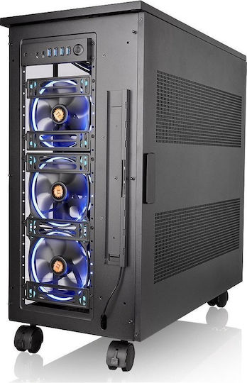 Thermaltake Core W100 Gaming Ultra Tower Κουτί Υπολογιστή με Πλαϊνό Παράθυρο Μαύρο