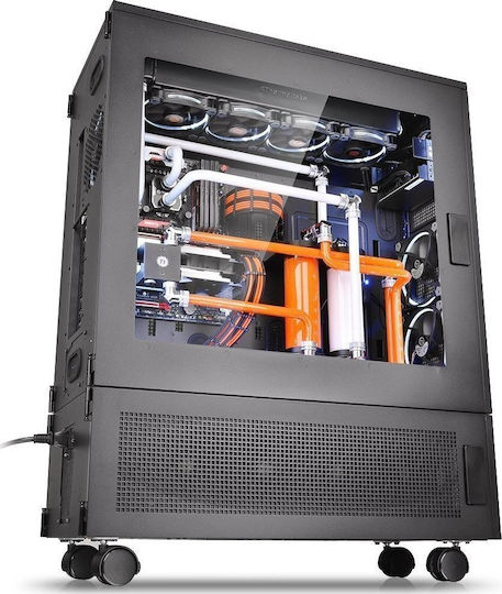 Thermaltake Core W100 Gaming Ultra Tower Κουτί Υπολογιστή με Πλαϊνό Παράθυρο Μαύρο