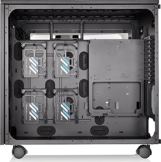 Thermaltake Core W200 Gaming Ultra-Turm Computergehäuse mit Seitenfenster Schwarz