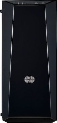 CoolerMaster MasterBox Lite 5 Midi Tower Κουτί Υπολογιστή με Πλαϊνό Παράθυρο Μαύρο