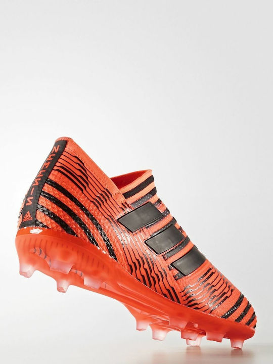 Nemeziz 17+ 360 Agility Firm FG Παιδικά Ποδοσφαιρικά Παπούτσια με Τάπες Πορτοκαλί