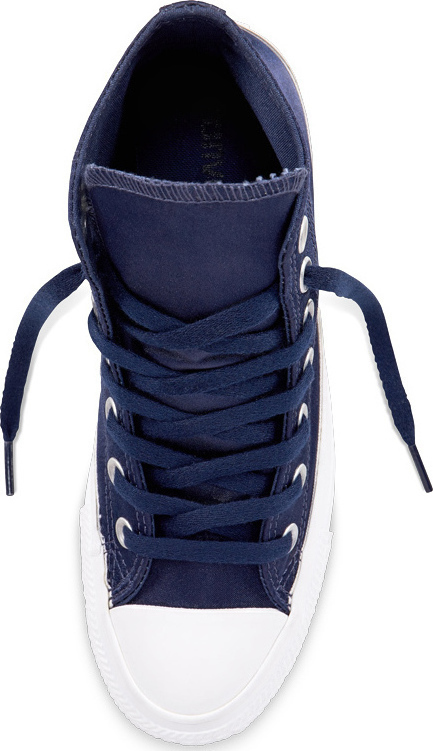 blue satin converse