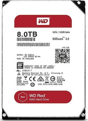 Western Digital Red NAS 8TB (128MB Cache)