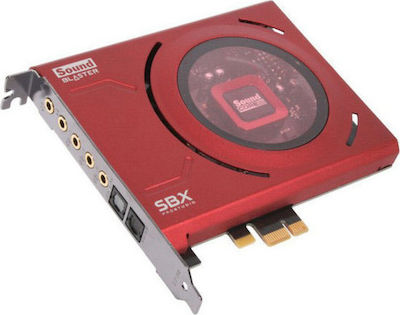 Creative Sound Blaster Z ​Εσωτερική PCI Express Κάρτα Ήχου 5.1 σε Κόκκινο χρώμα