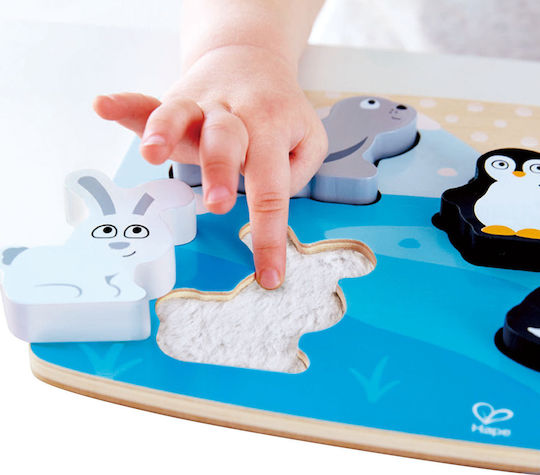 Детски Пъзел с Шипове Полярни животни за 2+ Години 5бр Hape