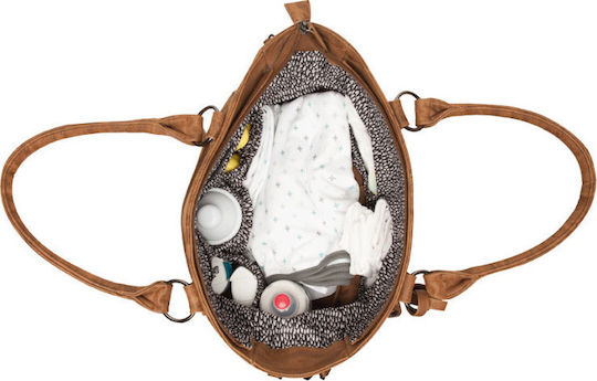 Little Company Shoulder/Hand Diaper Bag Vienna Brown