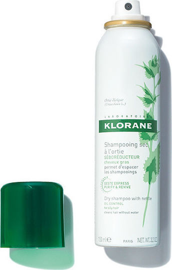 Klorane Nettle Ξηρό Σαμπουάν Όγκου για Λιπαρά Μαλλιά 150ml
