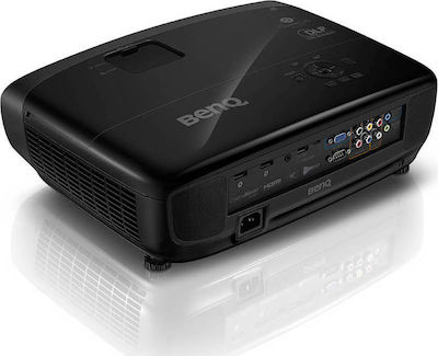 BenQ W2000+ Projector Τεχνολογίας Προβολής DLP (DMD) με Φυσική Ανάλυση 1920 x 1080 και Φωτεινότητα 2200 Ansi Lumens Μαύρος