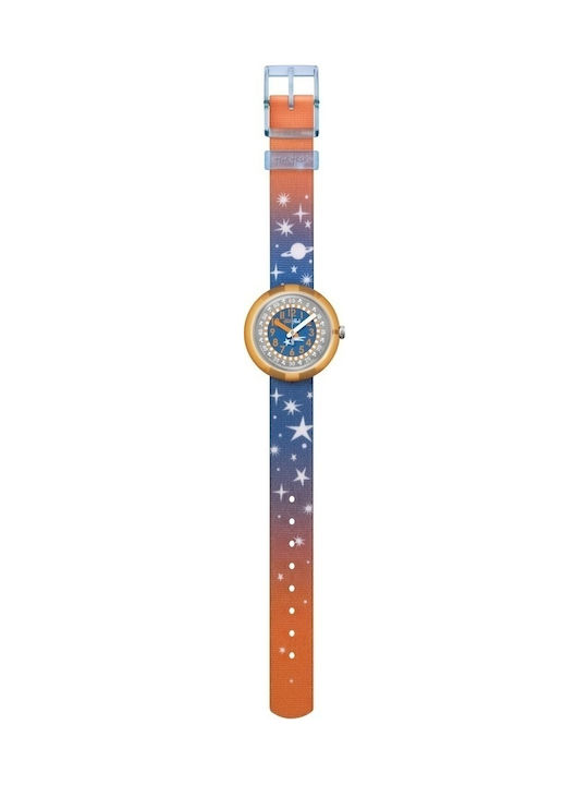 FlikFlak Kids Analog Watch Staryway with Fabric Strap