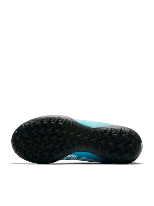 Mercurialx Victory Turf Kids Soccer Cleats Light Blue