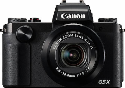 Canon Powershot G5 X Компактен Фотоапарат 20.2МР Оптично Увеличение 4.2x Черна