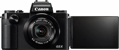 Canon Powershot G5 X Компактен Фотоапарат 20.2МР Оптично Увеличение 4.2x Черна