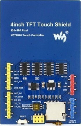 Waveshare Display 4" Touch LCD Shield για Arduino