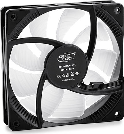 Deepcool RF 120 Case Fan 1500rpm 56.5cfm with RGB Lighting and 4-Pin PWM Connection