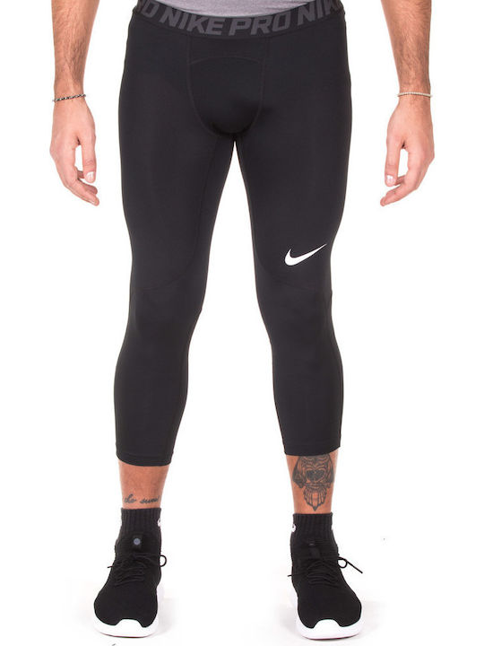 Nike Pro 3/4 Training Tights Ανδρικό Ισοθερμικό Παντελόνι Compression Μαύρο