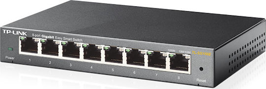 TP-LINK TL-SG108E Unmanaged L2 Switch with 8 Gigabit (1Gbps) Ethernet Ports