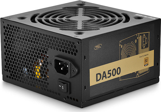 Deepcool DA500 500W Μαύρο Τροφοδοτικό Υπολογιστή Full Wired 80 Plus Bronze