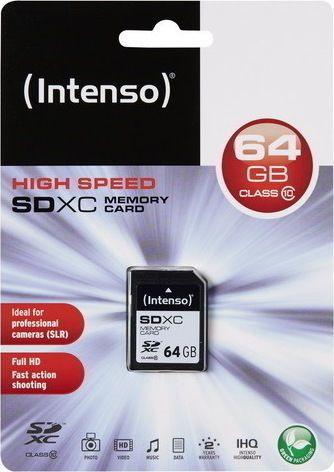 Intenso SDXC 64GB Class 10 High Speed