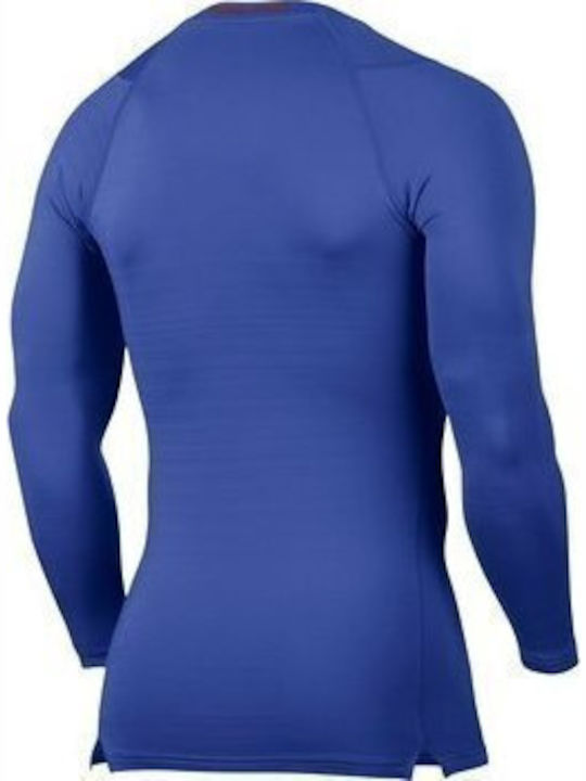Nike Pro Ισοθερμική Μπλούζα Μπλε