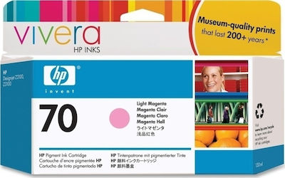 HP 70 InkJet Printer Ink Light Magenta (C9455A)