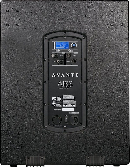 Avante A18S Active Subwoofer PA 500W 18" 51x64.7x66.2cm.